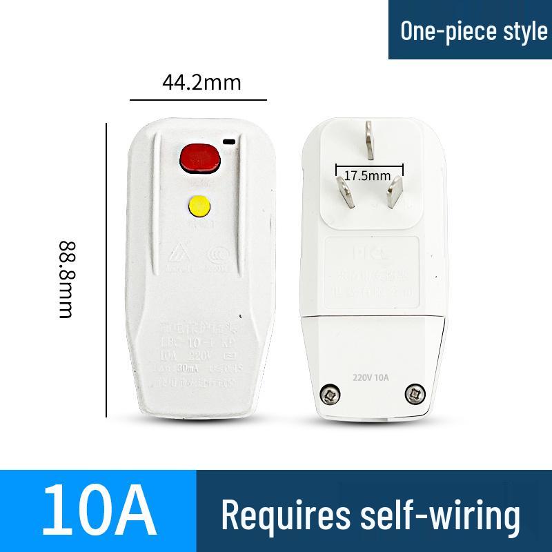 10/16A Electric Water Heater & Air Conditioner Leakage Protector Plug Switch