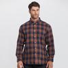 Men's Plus Size Brushed Plaid Long Sleeve Shirt