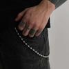 SHIXIN Punk Metal Belt Chain Jeans Accessories HipHop Rock Pants Chain For Men Versatile Beads Waist Link Keyring Jewelry Female