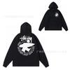 Mens Oversized Hooded Sweatshirt With Letter Print Streetwear Style Cotton Pullover Winter