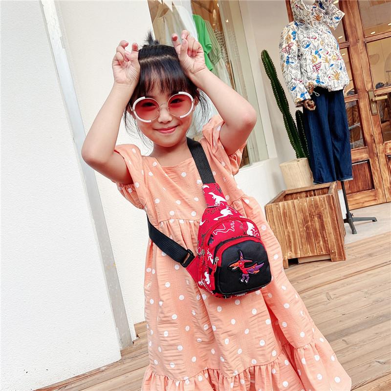 Adorável Bolsa de Ombro Mini Dinossauro Infantil Estilo Coreano Impermeável e Leve