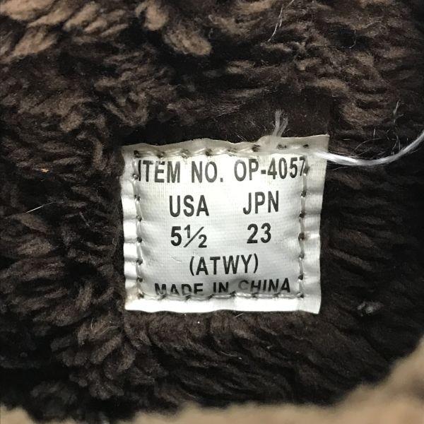 Ocean Pacific Warm Mid Boa Boots Women’s Size 5.5 23.0 Brown(USED)