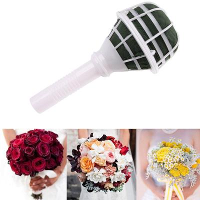 Fashion Decorate Flower DIY  Decoration Bridal Floral Foam Bouquet Handle Wedding Supplies Flower Holder