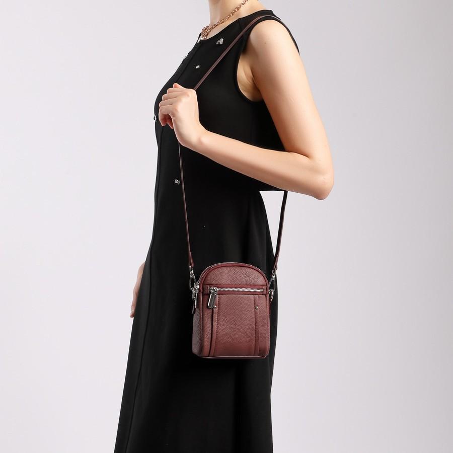 Trendy top-quality TOGO leather crossbody bag, new mini women's bag, versatile and fashionable mobile phone shoulder bag