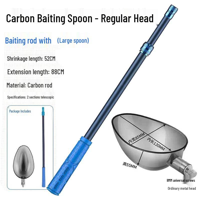Long-Distance Casting Bait Spoon: Compact Feeder for Precise Wild & Rock Fishing
