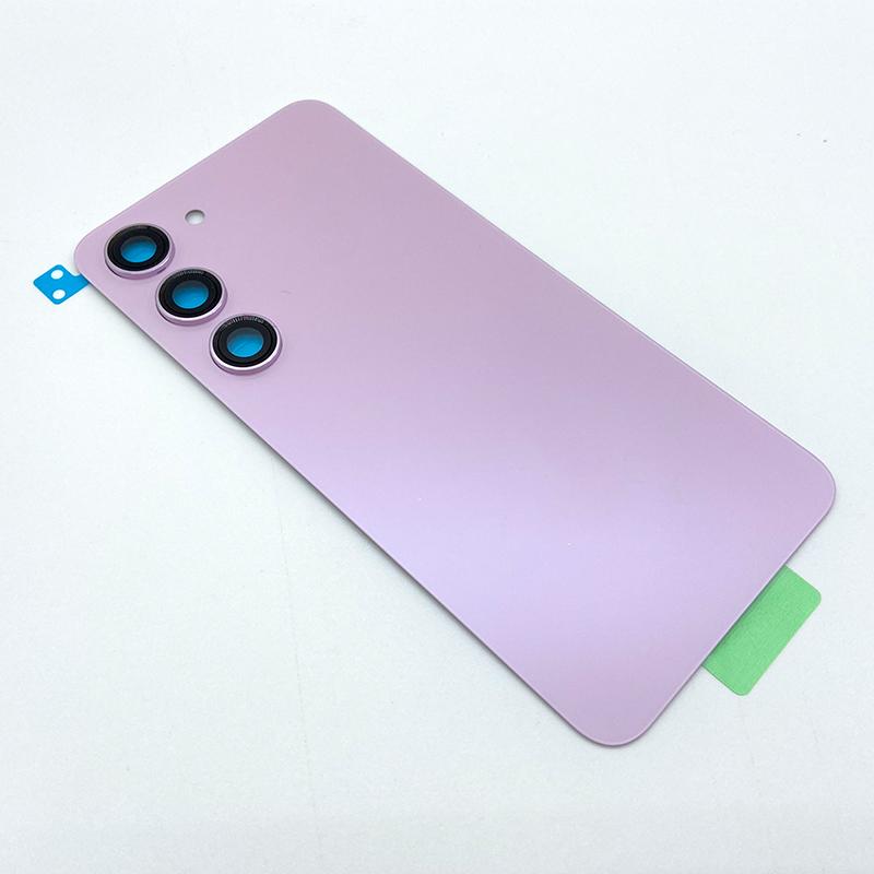 NEW For Samsung Galaxy S23 Back Cover Glass Rear Door Housing Battery Replacement For Galaxy S23 S 23 With Lens