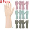 8Pairs Dishwashing Gloves Rubber Kitchen Waterproof Cleaning Gloves Wear Resistant Household Magic Scrubber Tools