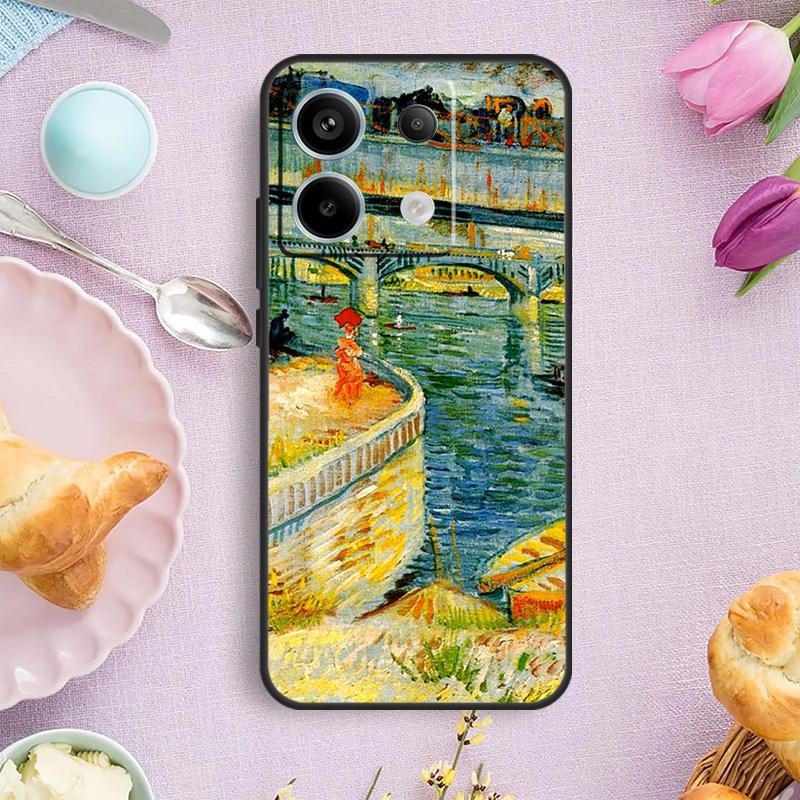 Van Gogh Oil Painting Case For Xiaomi Redmi Note 14 10 11 12 13 15 Pro Plus Cover For Redmi 15 15C 13C 12C 10C 14C