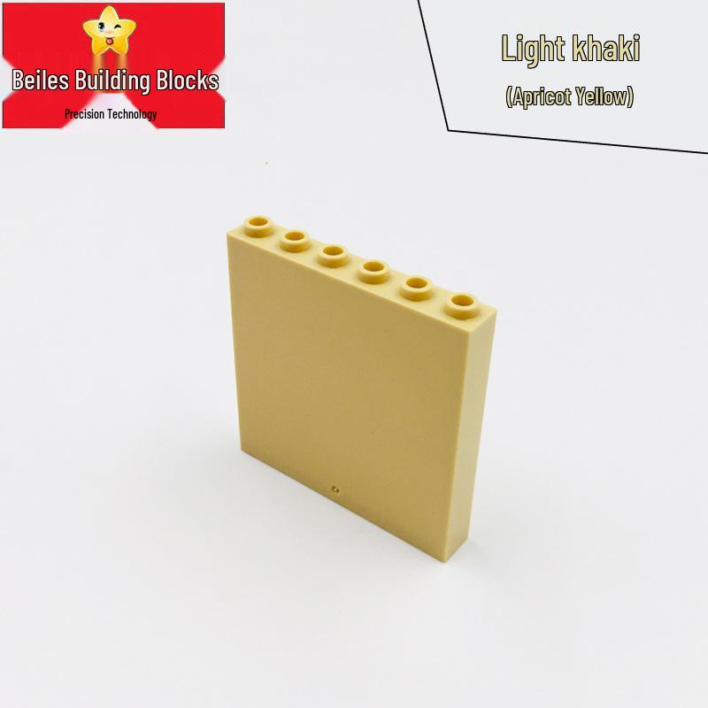 CrossMOC Small Particle Wall Panel 1x6x5 - Compatible with Lego 59349 35286 for Science Education Building Blocks