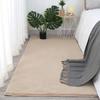 Modern Faux Rabbit Fur Rug—Thick, Soft Washable Carpet for Living Room, Bedroom, and Bedside