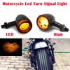 Motorcycle Led Turn Signal Light 12V 10mm Amber Flashing Lamp Front Rear Blinker LED Turn Signal Lights For Halley Cafe Race