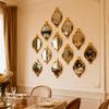12Pcs Water Droplet Acrylic Mirror Decor Wall Stickers Tear Bead Art Decoration Mirror Stickers Bathroom Mirrors Room Decoration