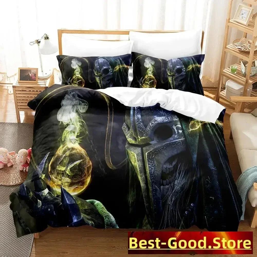 Demon Monster Satan Bedding Set Single Twin Printed Bed Set With Pillowcase Bed Duvet Cover Single Double Queen Super King Size
