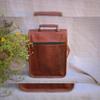 New Crossbody Vintage Genuine Satchel Goat Leather Handmade Messenger Bag