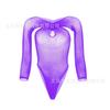 Sexy underwear bikini hip wrap three-point long-sleeved tights net onesie