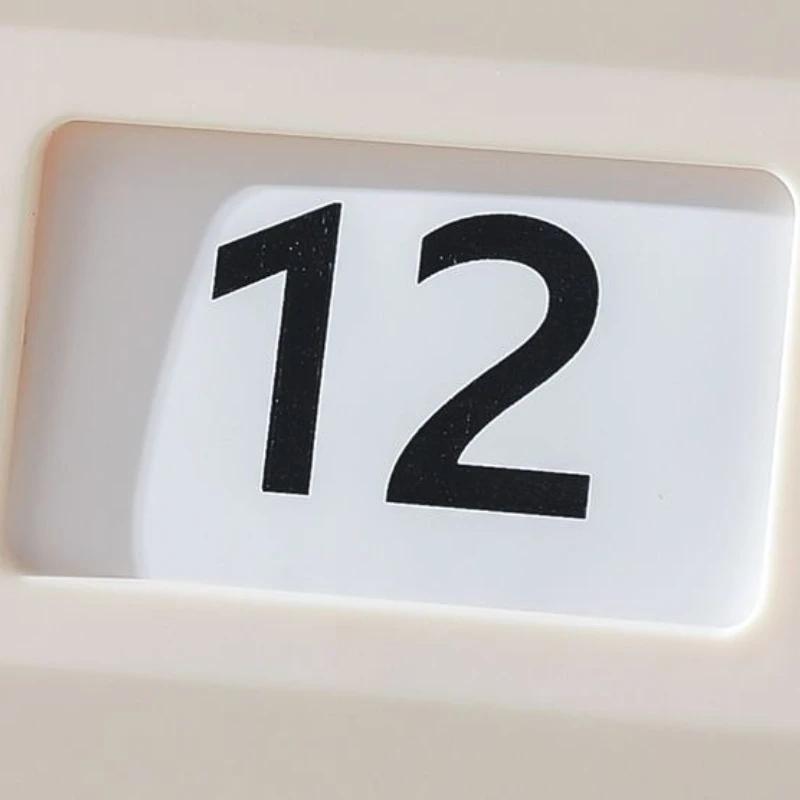 Retro-Kalender Raumdekoration Figuren Kreative Lustige Miniaturkalender Schreibtischkunst Originalskulpturen Ästhetisches Feiertagsgeschenk