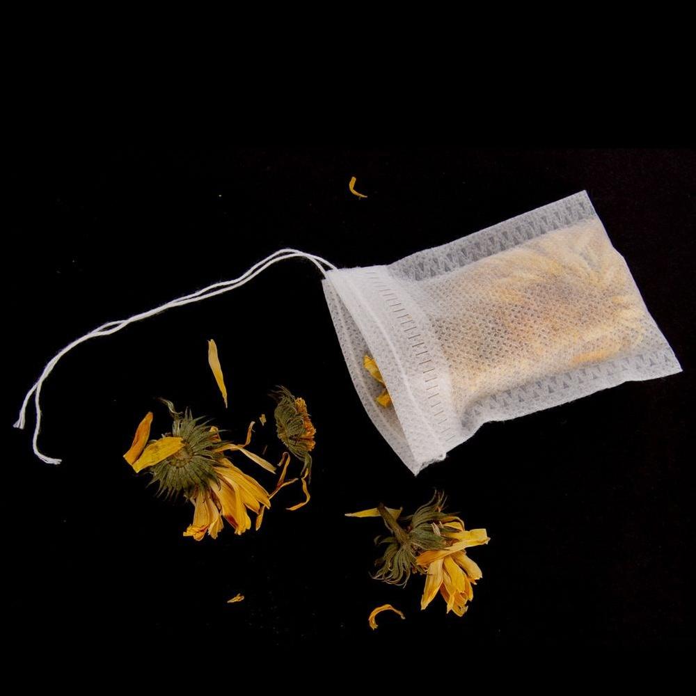 Orion Disposable Textile Tea, Coffee, and Herb Brewing Bags Dispenser Box 100-Piece Set 7 x 5.5 cm