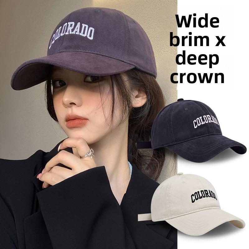 Cotton Baseball Cap For Men And Women With Sun Protection And Curved Visor For Outdoor Activities