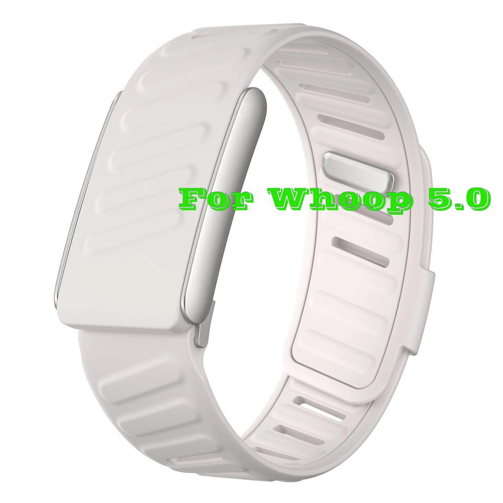 For WHOOP MG / WHOOP 5.0 Breathable Wrist Band Soft Slicone Sweatproof Adjustablle Rubber Band for Whoop 5.0 MG Wristband