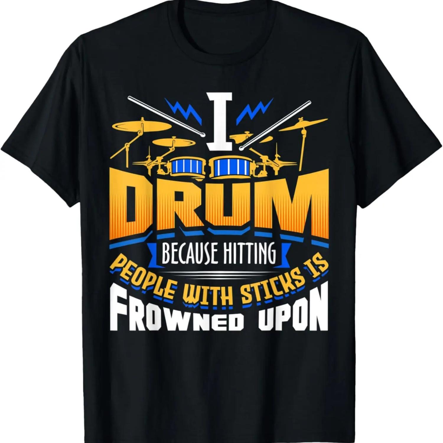 Morning Is Not My Time I m A Proud Drummer Snare Drum Player T-Shirt S