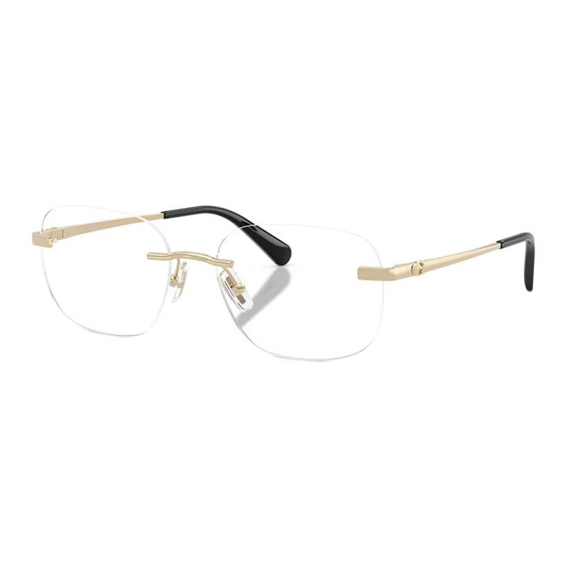 COACH Brand logo design metal square optical glasses men and women same style couple gold золотой