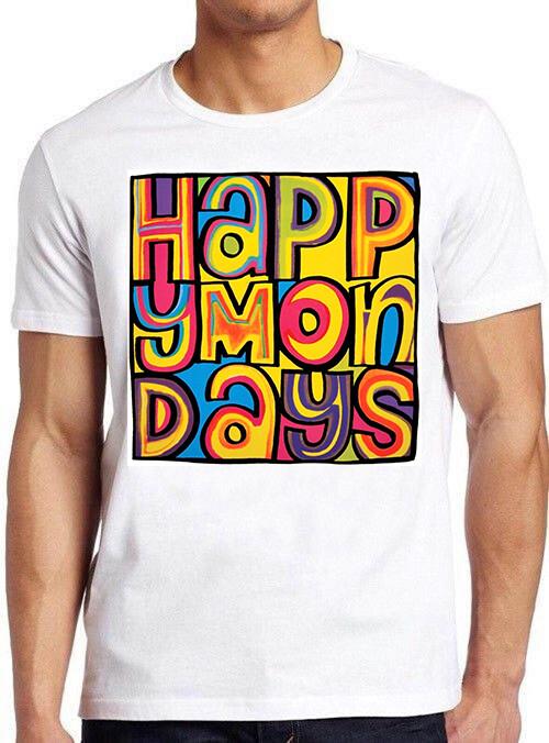 Happy Mondays Indie Dance Madchester Rave Bez Ryder Music Gift Tee Unisex T-Shirt XXXL