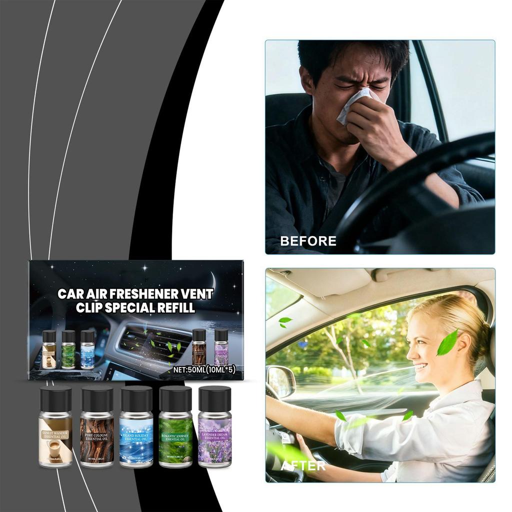 Auto-Lufterfrischer 5 Stück Langanhaltender Duft Dekoration Aromatherapie Auto-Parfüm Lufterfrischer Für Zimmer Schrank Haus Innenraum Auto