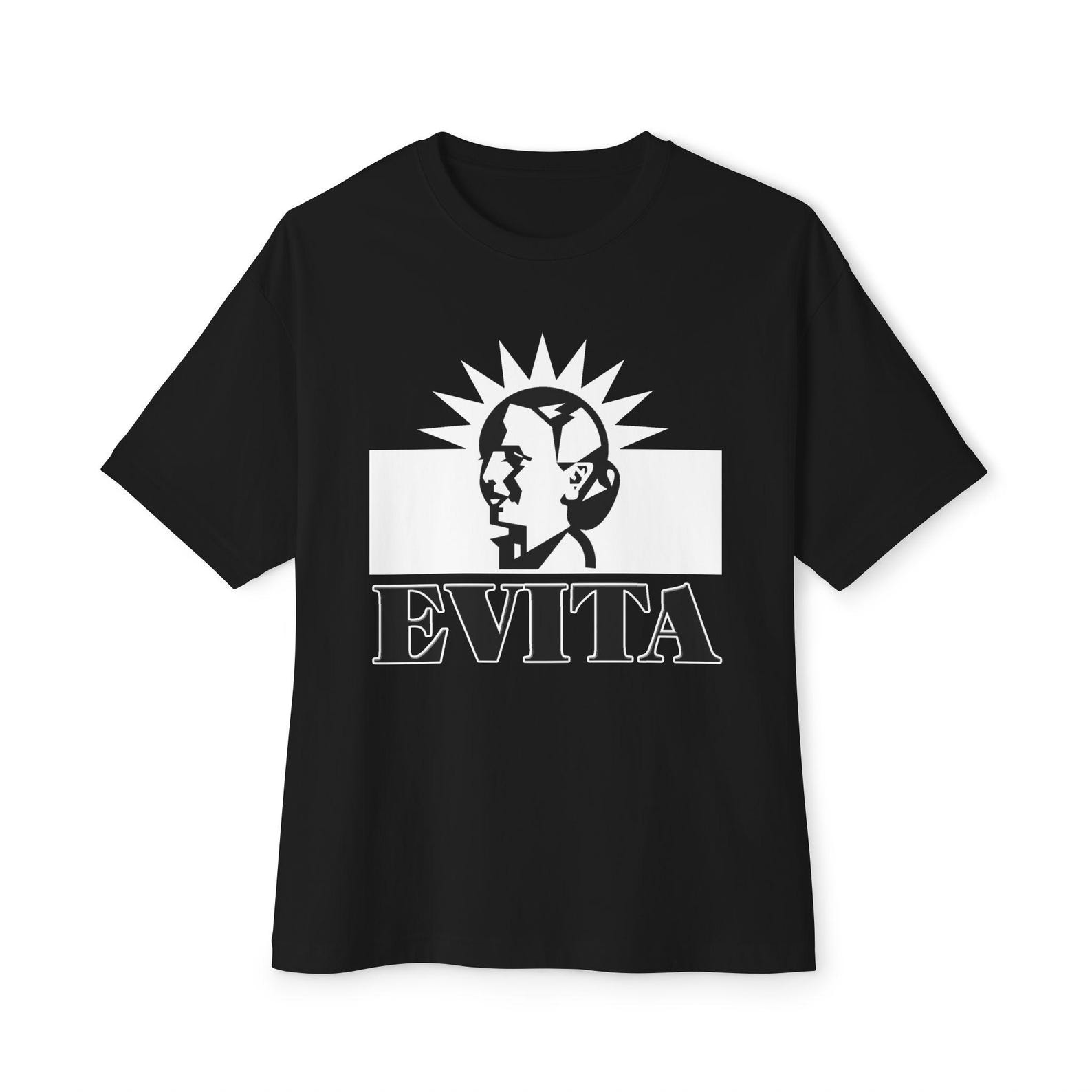 EVITA Famous Broadway Musical Logo Unisex Oversized Tees T-Shirt Size S-3XL M