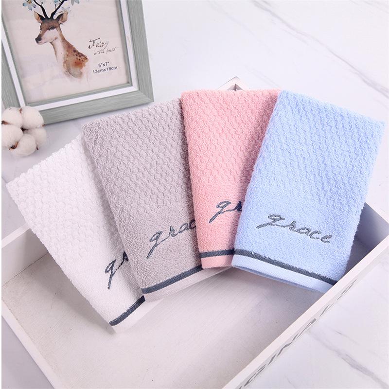 

Jieliya Чистое хлопковое большое квадратное полотенце для умывания лица - впитывающее, мягкое для детей и младенцев