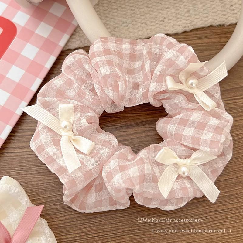 Women's Fresh Intestine Hair Tie: Gentle, Versatile, Sweet & Cute for Damage-free, Stylish Buns this Summer