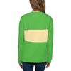 Undertale Chara Crewneck Sweatshirt Unisex GAME COS Versatile Cartoon Retro Pullover Casual Round Neck for Autumn/Winter Long Sleeve TOPS