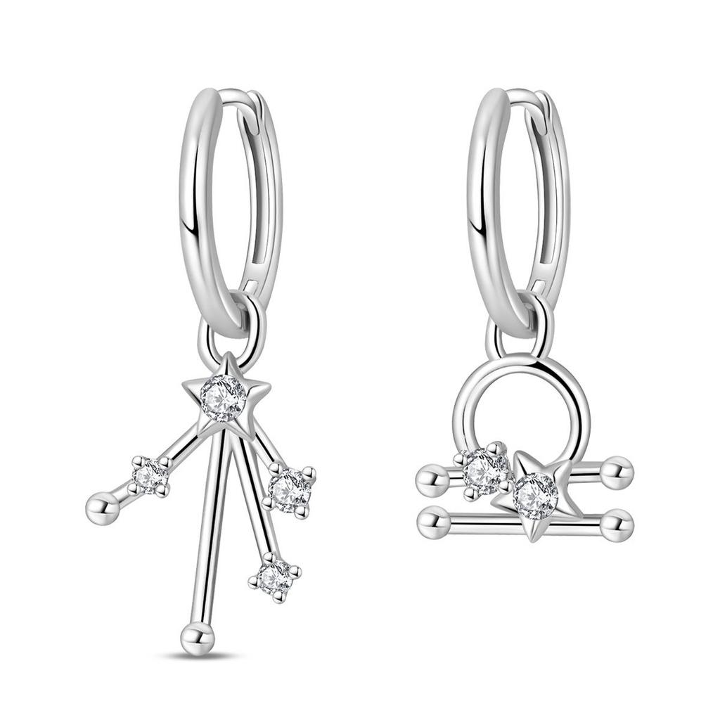 Minimalistické náušnice Blíženci Býk Znamení Zvěrokruhu Personalizované Stylové Dámské Šperky Dárek