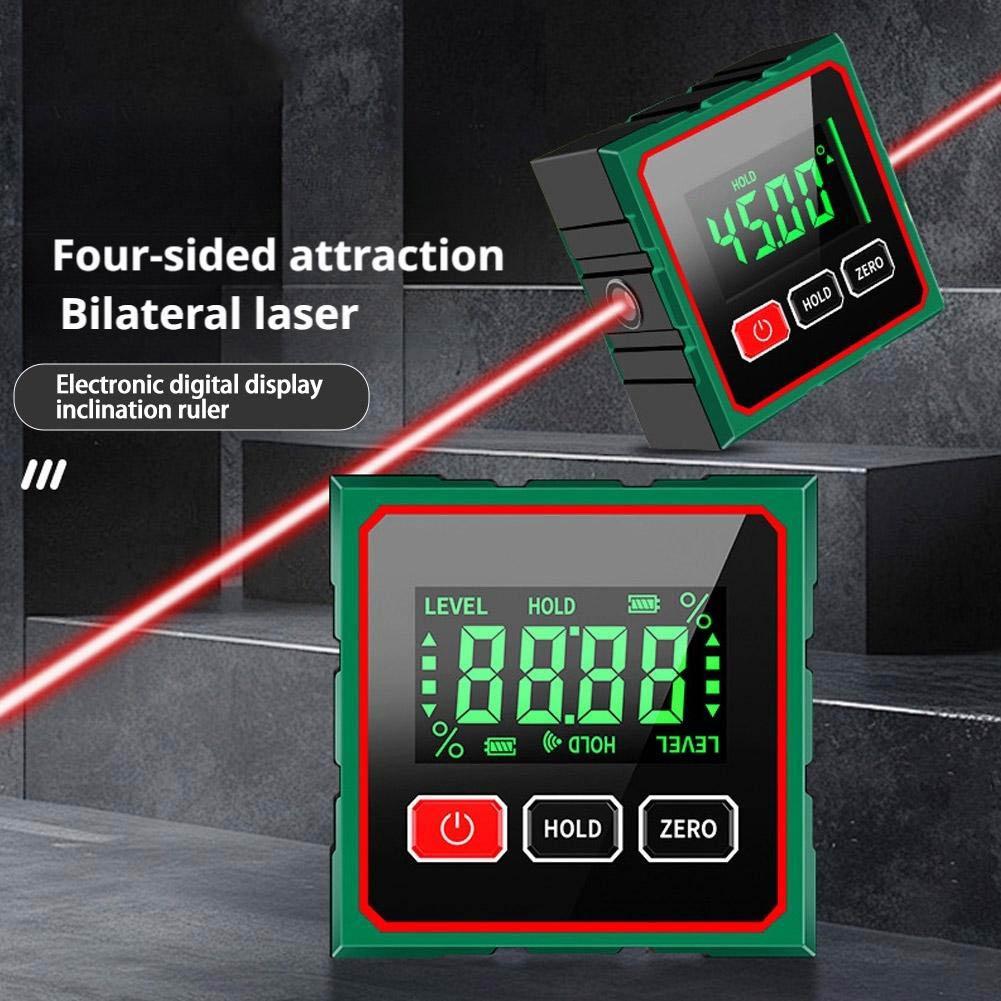 Magnetic Digital Angle Finder 360° LCD Electronic Protractor Inclinometer Magnetic Base Bevel Protractor Tilt Measuring Tool