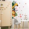 Little Animals Flowers Wall Sticker Kids Room Living Room Wall Decoration Self-Adhesive Home Decor