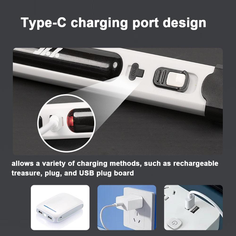 Tragbare Handheld-Kunststoffschweißmaschine Thermisches Schneiden Heißklammerer Kunststoffloch-Reparaturwerkzeugset mit LED-Licht