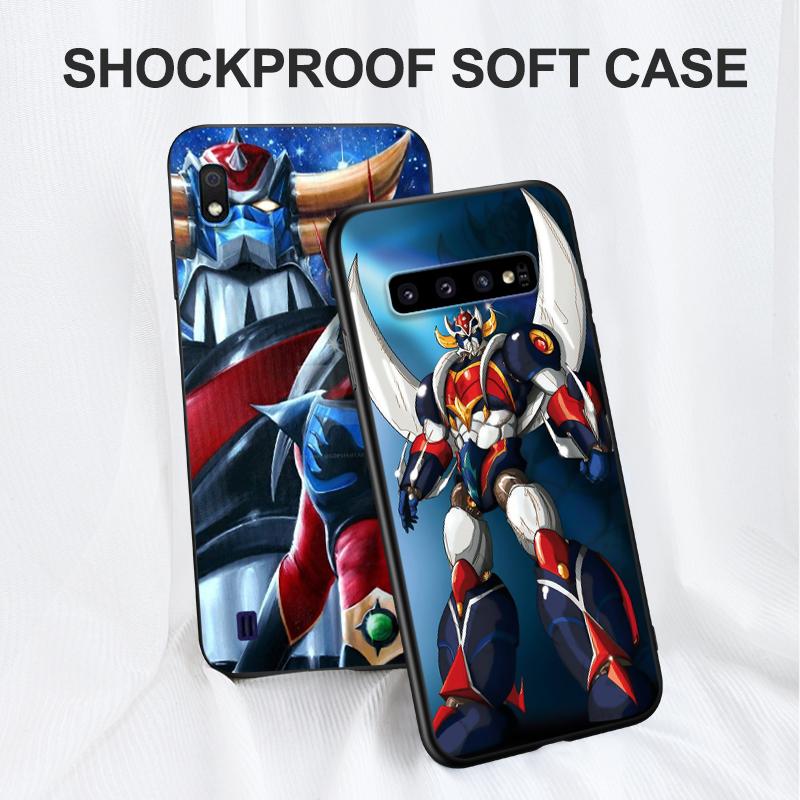 Black Tpu Case For Samsung Galaxy A3 A5 A7 2016 2017 2018 Cover UFO Robot Grendizer