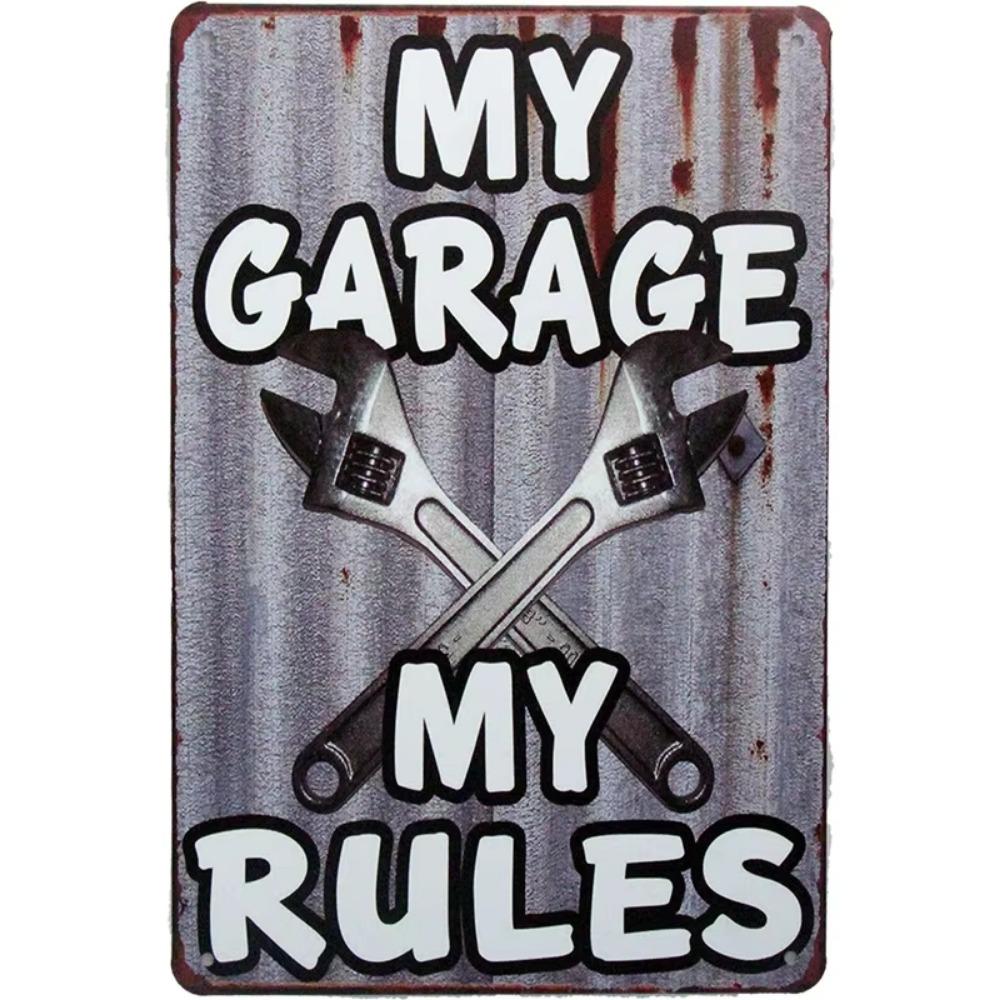 Retro Tin Art in European and American Industrial Style with Human Figures - Creative Wall Decor Paintings Ideal for Bars,