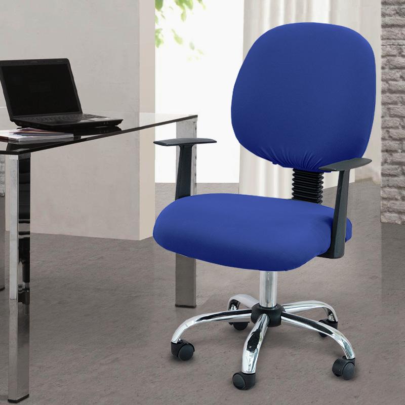 Two-Piece Computer Chair Cover Washable Executive Chair Cover For Computer Stretchable Seat Covers Computers Chairs