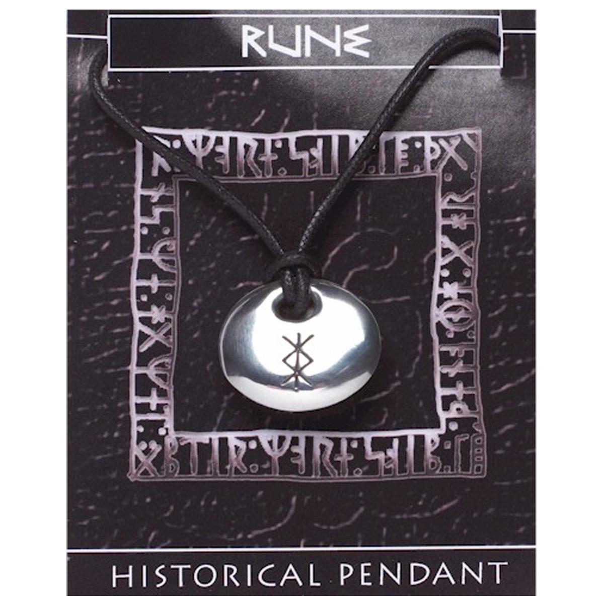 

Les Trésors De Lily [R0364] - Колье защитное Rune серебро (Protection) - 20x25 мм