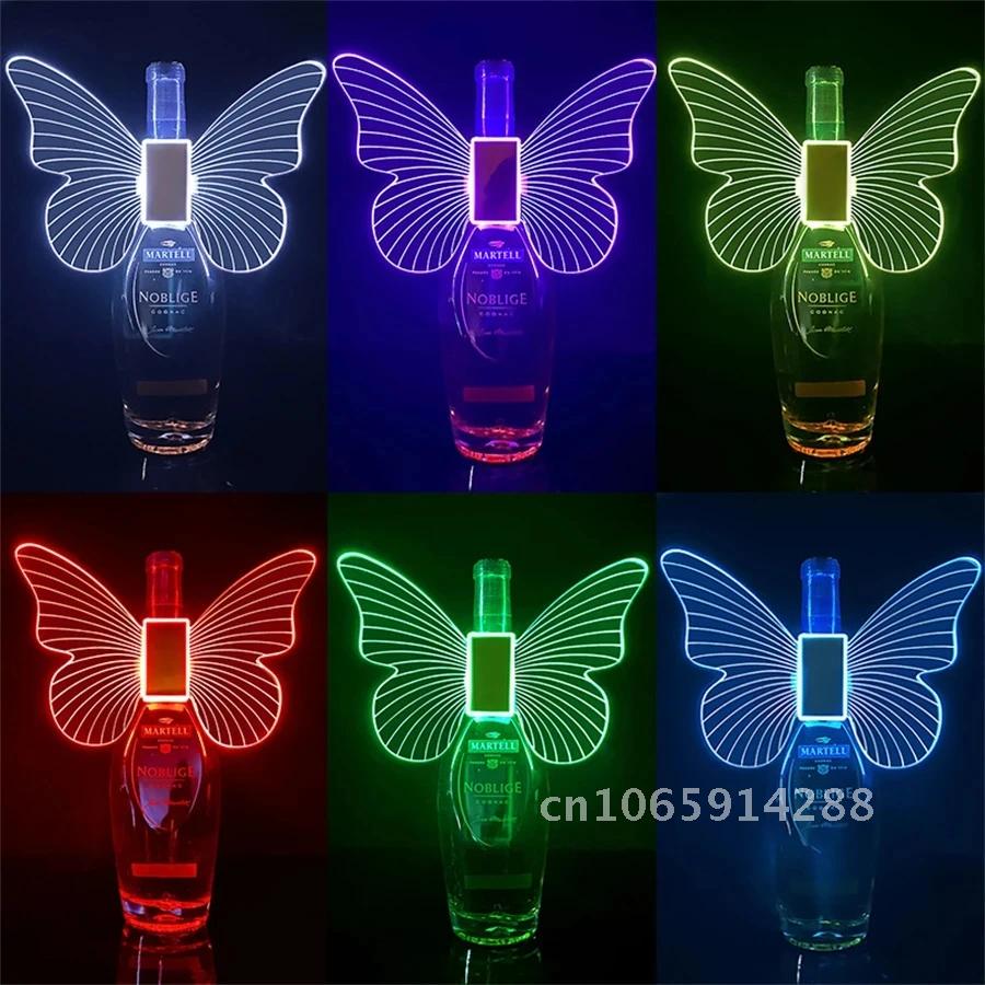 Aluminum Alloy Flash Stick Rechargeable LED Flash Stick Bar Wine Atmosphere Props KTV Luminous Wine Glow Stick