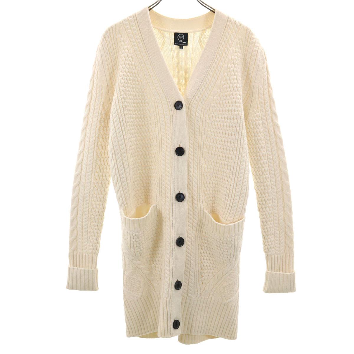 

Alexander McQueen Long sleeve V-neck long cardigan 40 White system Women Used