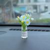 Creative Mini Simulation Sunflower Car Interior Center Console Decoration Crafts Cute Sweet Car Interior Accessories Gifts