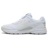 Future Runner Fabric Round Toe Lace-Up Durable Lightweight Low-Top Casual Shoes Men Sneaker White Gray 372611-01