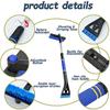 3 In 1 Detachable Car Snow Shovel Ice Scraper Car Snow Scraper and Brush Extendable with Foam Grip Perfect for Winter Defrosting