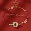 2026 Year of the Horse Jade Spirit Bracelet: Women's Blessings Red Rope Chinese Knot Jewelry