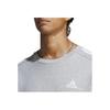 Adidas Essentials French Terry 3-Stripes Sweatshirt Medium Grey Heather Men Streetwear IC9319
