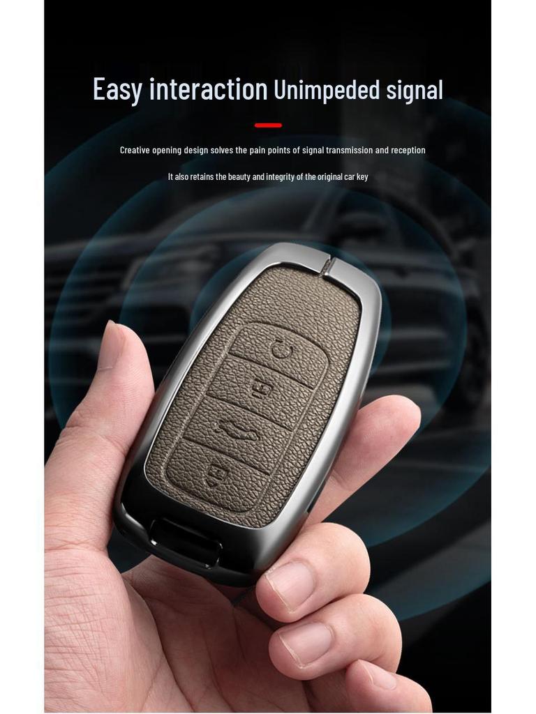 Jaecoo Car Key Cover: 23-Model High-End Metal Protective Case with Buckle