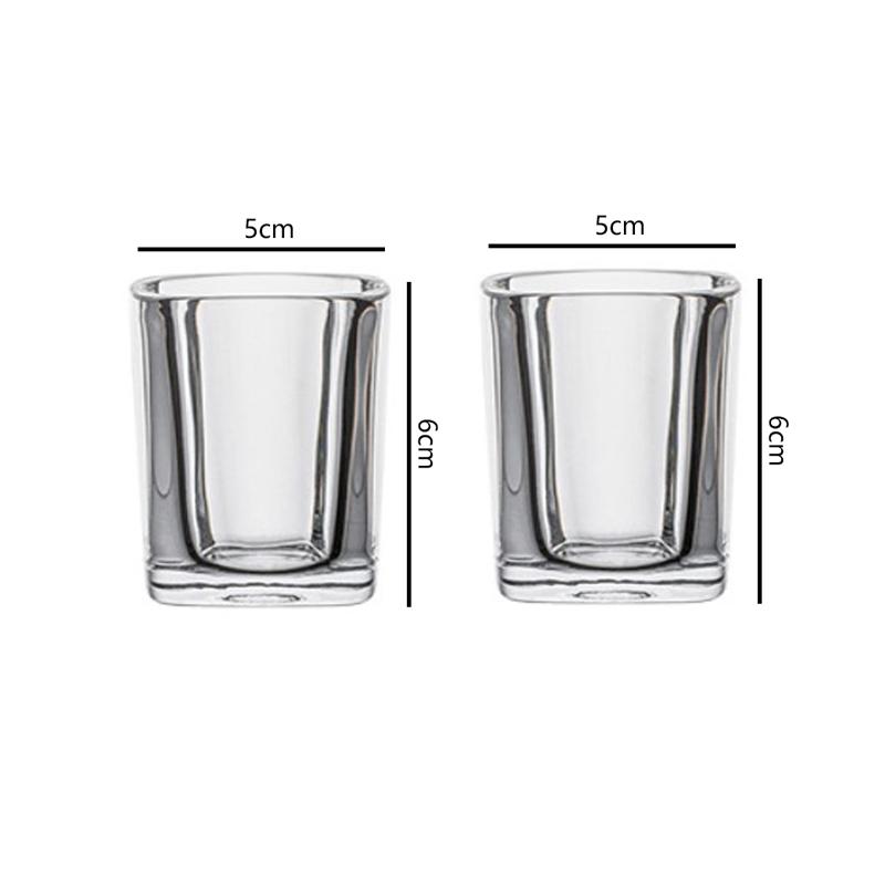 50ml/90ml/70ml Carved Glass Cup Luxury Baijiu Cup Thick Bottomed Vodka Glass Spirits Cup Exquisite Wine Glass Party Glassware