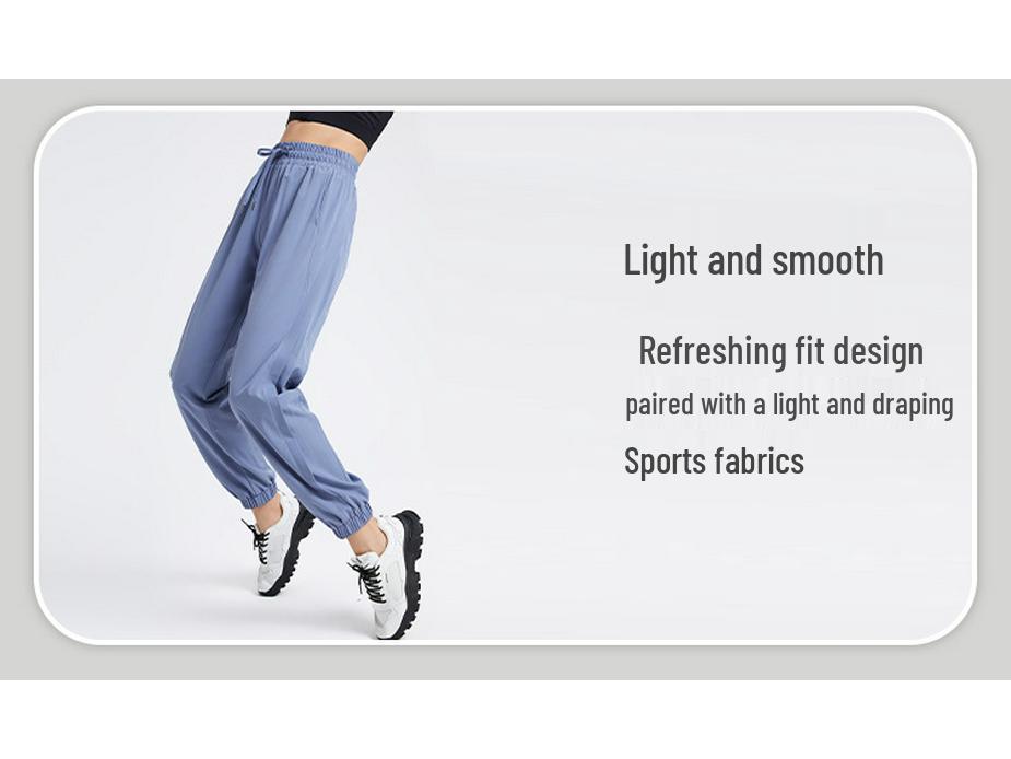 Women's Quick-Dry Wide-Leg Yoga Pants with Pockets - High-Waisted & Slimming