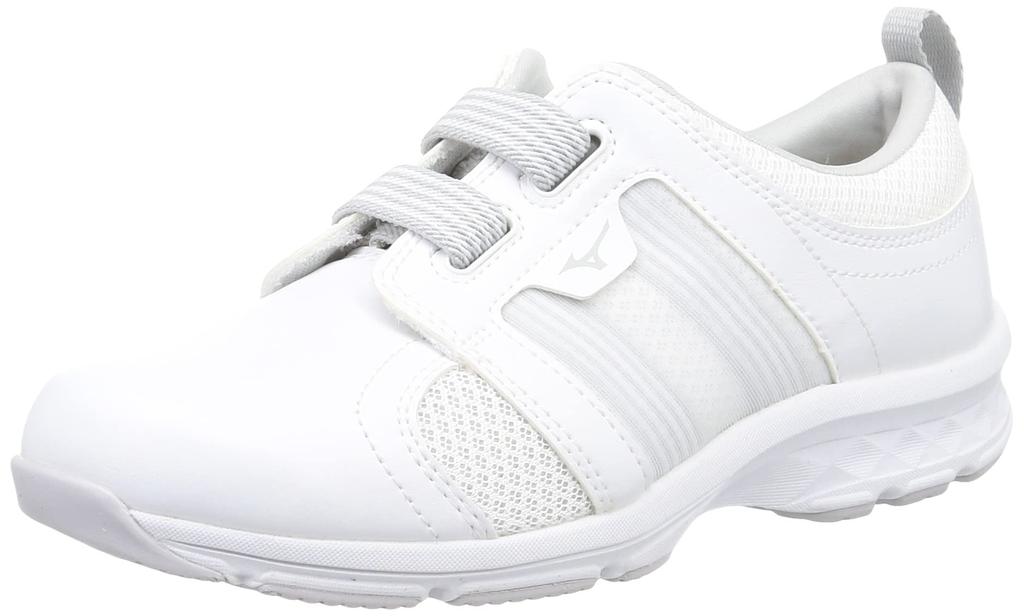 Mizuno Airfort 2 Nurse Shoes, White/Light Gray, Size 24.0 cm, 3E